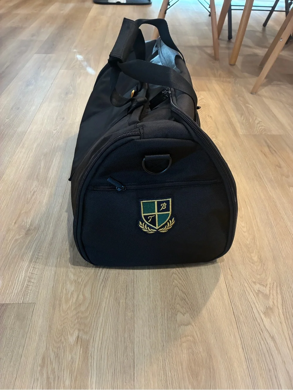 *RARE Halfday x The Tie Bar Premium Garment Duffel Bag Black NWT Carry-On Travel
